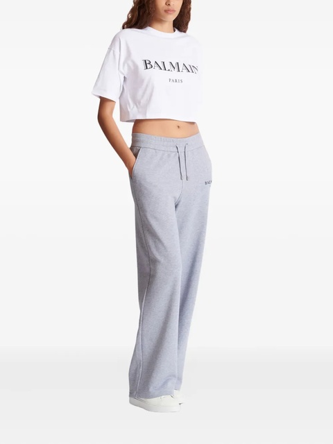 Balmain logo-print track pants - Grey - zdjęcie produktu nr 2
