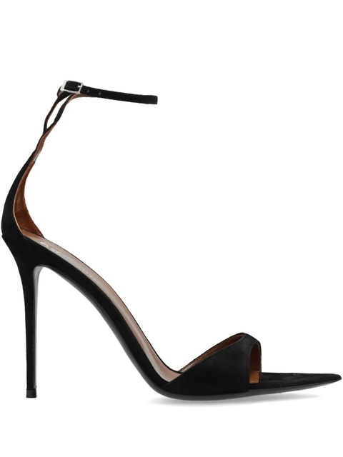 Giuseppe Zanotti Kanda 115mm suede sandals - Black - zdjęcie produktu nr 1