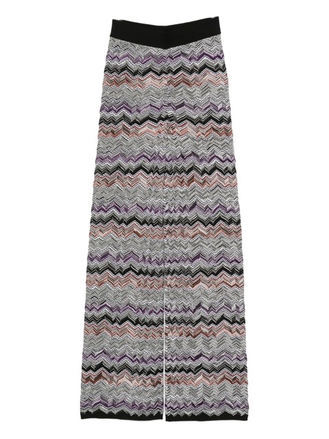 Missoni zigzag-pattern trousers - Black - zdjęcie produktu nr 1