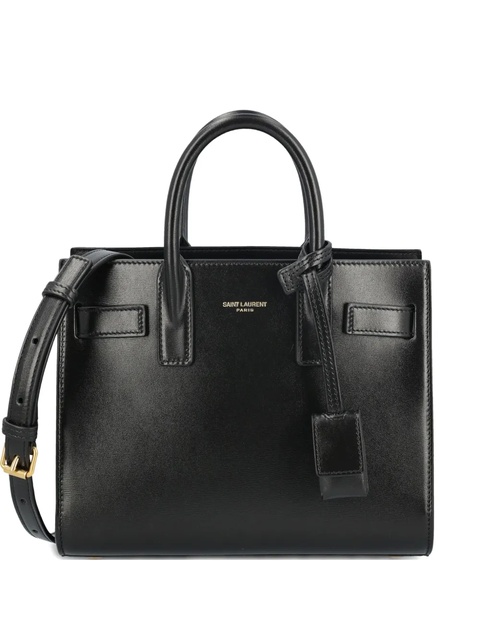 Saint Laurent mini Sac de Jour leather tote bag - Black - zdjęcie produktu nr 1