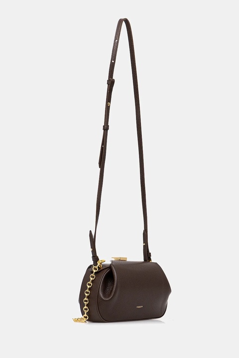 Yuzefi torebka skórzana OYSTER kolor brązowy YUZCO-HB-MOYC-L038 - zdjęcie produktu nr 2