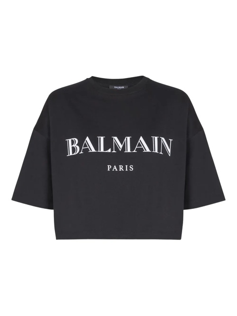 Balmain logo-print T-shirt - Black - zdjęcie produktu nr 1