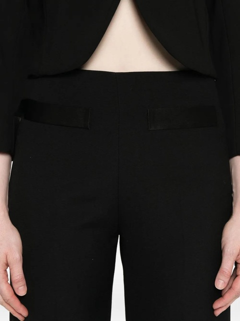 SANDRO satin-panelled flared trousers - Black - zdjęcie produktu nr 2