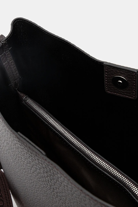 Marc O'Polo torebka skórzana kolor brązowy 5000007749 - zdjęcie produktu nr 2