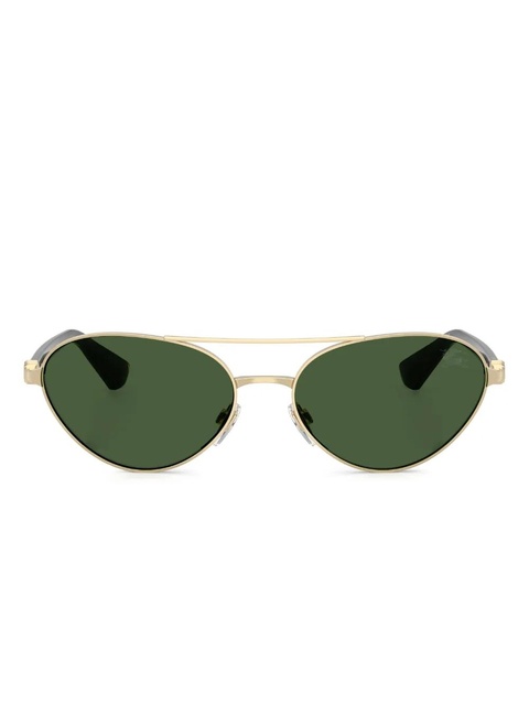 Burberry Eyewear BE3165 pilot-frame sunglasses - Gold - zdjęcie produktu nr 1