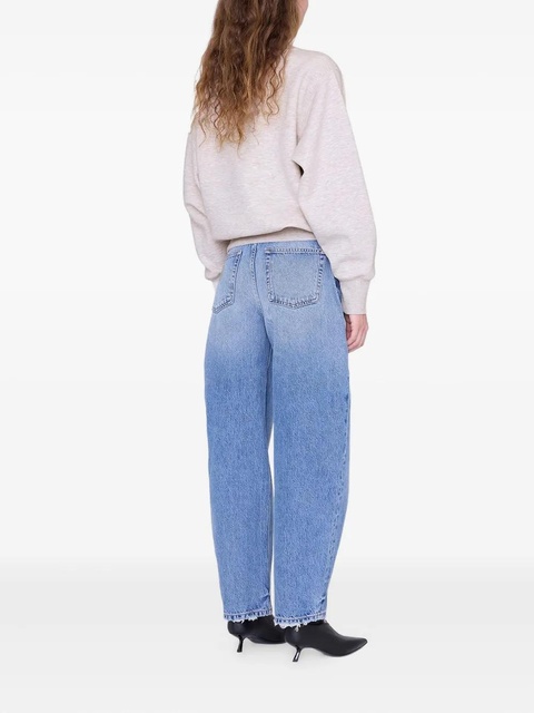 ANINE BING Harry long-sleeve cropped sweatshirt - Neutrals - zdjęcie produktu nr 2