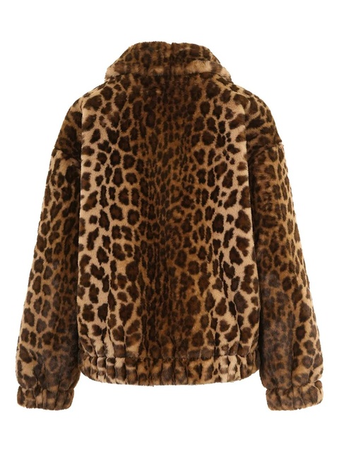 MC2 Saint Barth Aveline leopard zip jacket - Brown - zdjęcie produktu nr 2