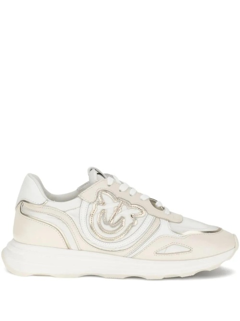 PINKO Zoe logo-detail leather sneakers - White - zdjęcie produktu nr 1