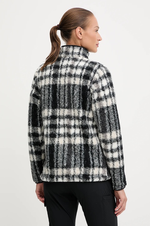 Columbia bluza outdoorowa West Bend damska kolor czarny wzorzysta 2085854 - zdjęcie produktu nr 2