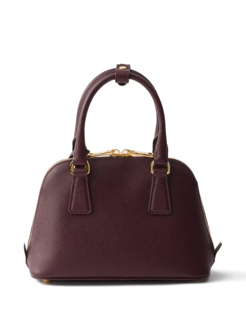 Prada Promenade Saffiano-leather mini tote bag - Red - zdjęcie produktu nr 1