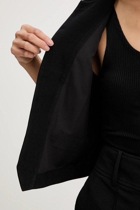 G-Star kamizelka kolor czarny jednorzędowa D27333-E276 - zdjęcie produktu nr 2