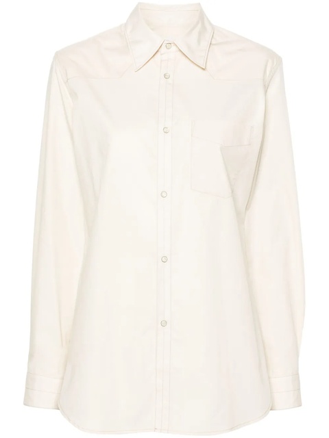 LEMAIRE Western cotton shirt - Neutrals - zdjęcie produktu nr 1