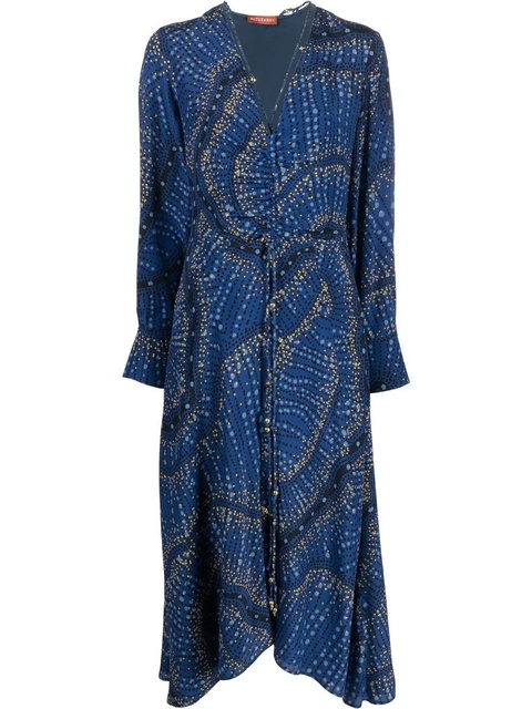 Altuzarra Mila V-neck dress - Blue - zdjęcie produktu nr 1