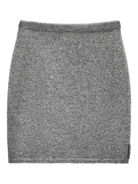 Alexander Wang ribbed mini skirt - Grey - zdjęcie produktu nr 1