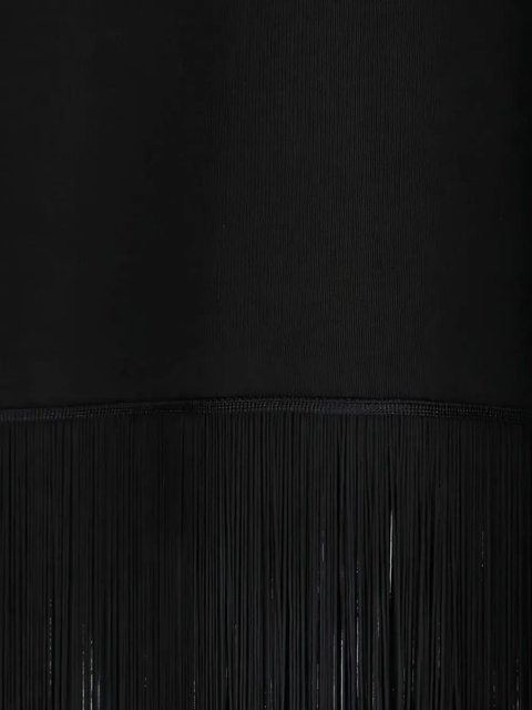 KHAITE Paley fringe-hem dress - Black - zdjęcie produktu nr 2