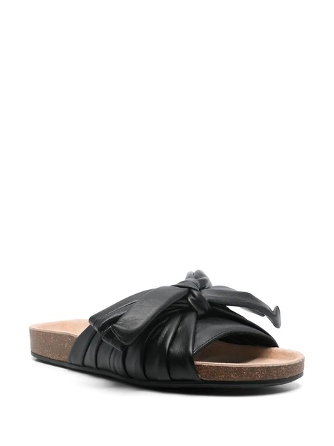 JW Anderson bow-detailed slides - Black - zdjęcie produktu nr 2