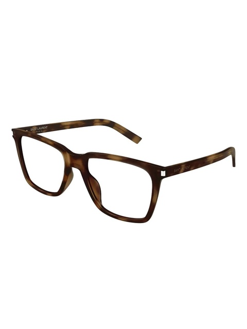 Saint Laurent Eyewear square-frame glasses - Brown - zdjęcie produktu nr 2