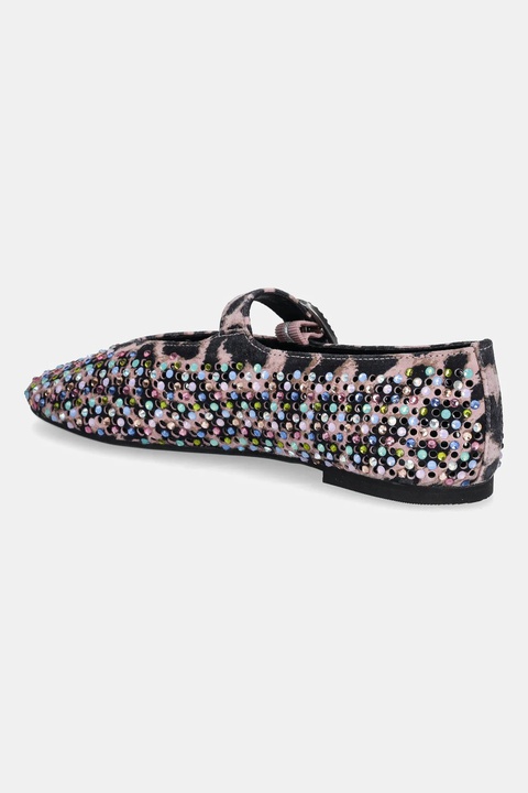 Kurt Geiger London baleriny zamszowe Mayfair Ballet Flat kolor różowy 2656357289 - zdjęcie produktu nr 2
