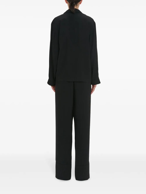 Victoria Beckham monogram pyjama set - Black - zdjęcie produktu nr 2