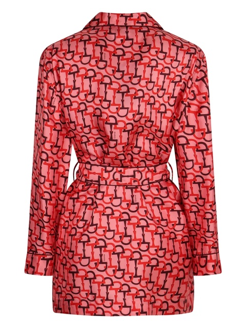Gucci printed silk shirt - Pink - zdjęcie produktu nr 1