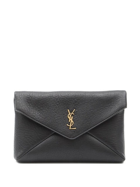 Saint Laurent large Envelope clutch bag - Black - zdjęcie produktu nr 1