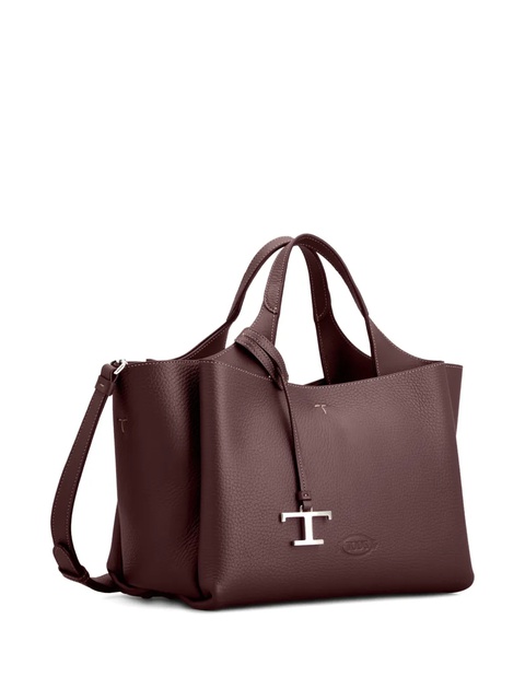 Tod's medium leather tote bag - Red - zdjęcie produktu nr 2