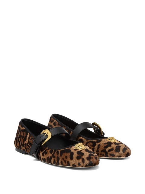 Versace Medusa buckle flats - Brown - zdjęcie produktu nr 1