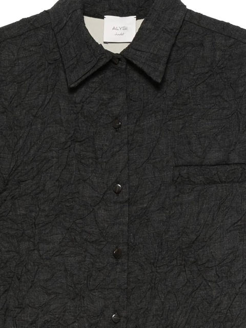 Alysi textured pocket jacket - Black - zdjęcie produktu nr 1