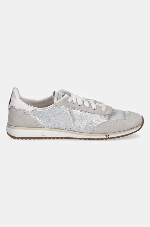 Patrizia Pepe sneakersy skórzane damskie kolor srebrny 2Z0074 V043 S298 - zdjęcie produktu nr 2