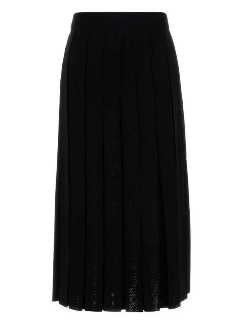 Tory Burch pleated midi skirt - Black - zdjęcie produktu nr 1