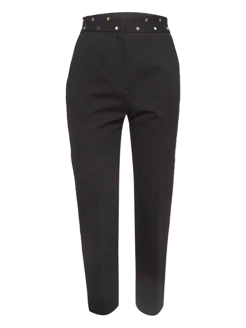 SANDRO pre-owned stud-embellished trousers - Black - zdjęcie produktu nr 1
