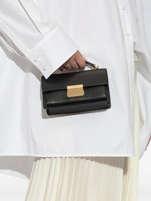 Golden Goose small Venezia leather tote bag - Black - zdjęcie produktu nr 2
