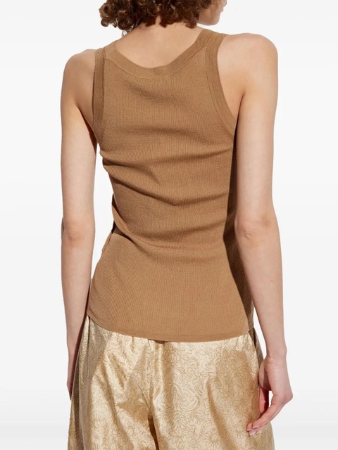 Max Mara Eliadi tank top - Brown - zdjęcie produktu nr 1