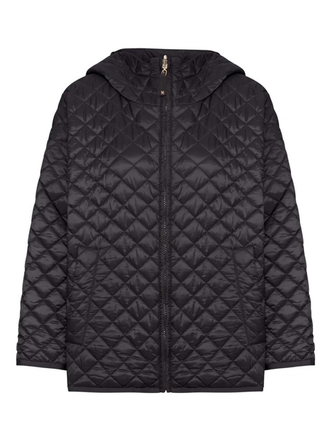 Max Mara quilted-pattern hooded jacket - Black - zdjęcie produktu nr 1