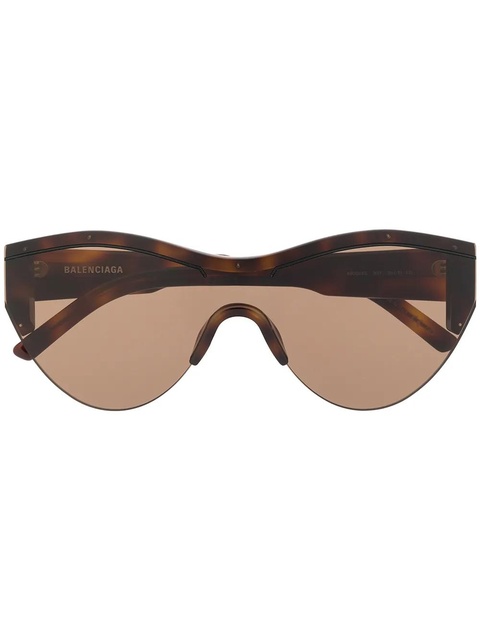 Balenciaga Eyewear Ski Cat sunglasses - Brown - zdjęcie produktu nr 1