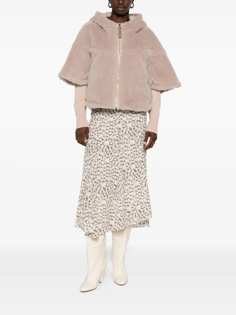 Max Mara hooded zip-front jacket - Neutrals - zdjęcie produktu nr 2