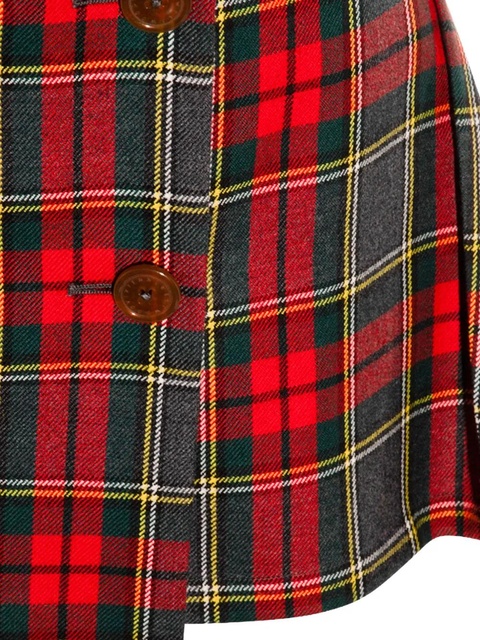 Vivienne Westwood asymmetric plaid skirt - Red - zdjęcie produktu nr 2