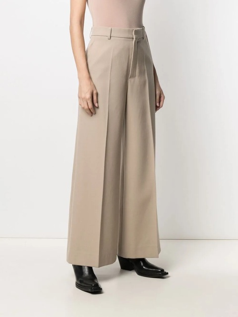 AMI Paris high-waisted palazzo pants - Neutrals - zdjęcie produktu nr 2