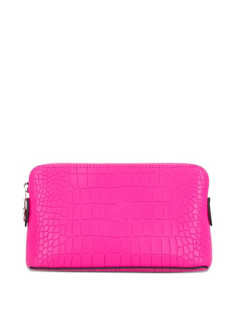 Longchamp crocodile-effect clutch bag - Pink - zdjęcie produktu nr 2