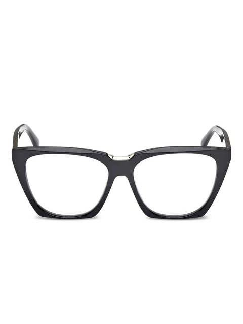 Max Mara Eyewear acetate geometric frames - Black - zdjęcie produktu nr 1