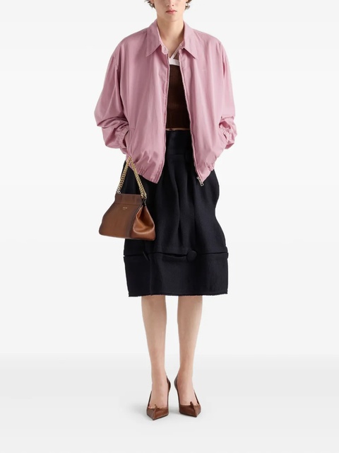 Prada shirt-collar welt-pocket jacket - Pink - zdjęcie produktu nr 2