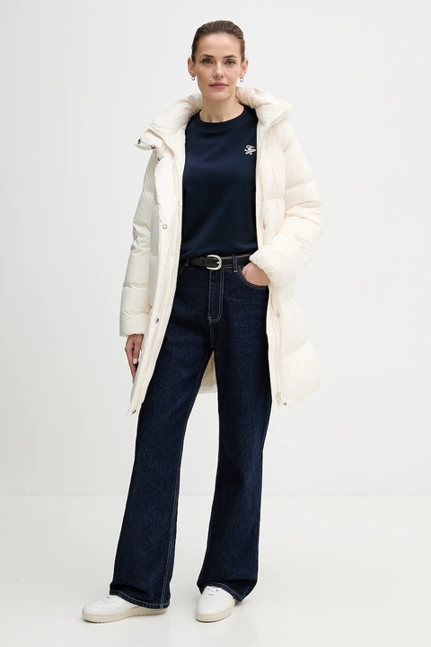 Tommy Hilfiger bluza damska kolor granatowy z aplikacją WW0WW49418 - zdjęcie produktu nr 1