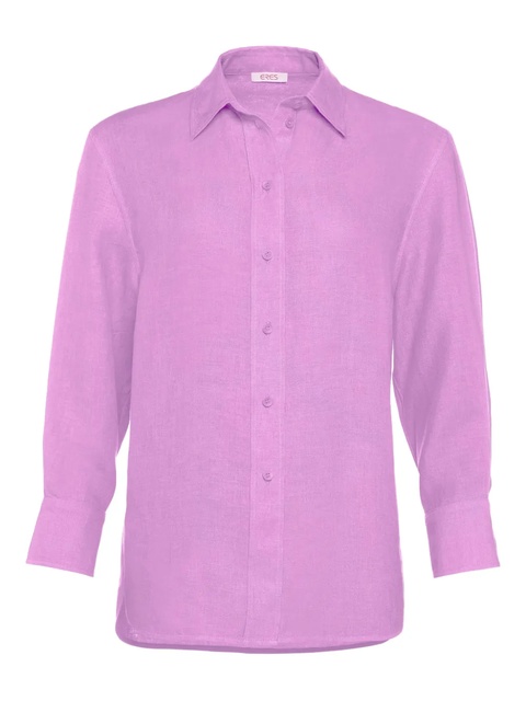 ERES Mignonette button-down linen shirt - Purple - zdjęcie produktu nr 1