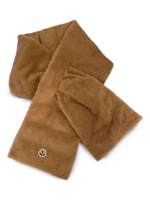 Moncler fleece scarf - Brown - zdjęcie produktu nr 1