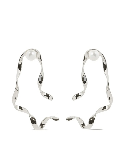 DRIES VAN NOTEN wave stud earrings - Silver - zdjęcie produktu nr 1