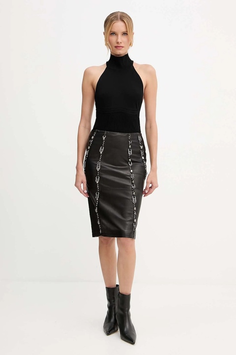 Patrizia Pepe top damskie kolor czarny z golfem 8K0310 K274 - zdjęcie produktu nr 2