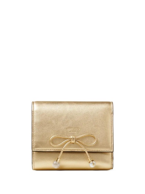 Jimmy Choo Marinda leather wallet - Gold - zdjęcie produktu nr 1