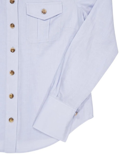 ZIMMERMANN Safari buttoned shirt - Blue - zdjęcie produktu nr 1