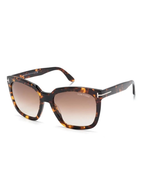 TOM FORD Eyewear Amarra sunglasses - Brown - zdjęcie produktu nr 2