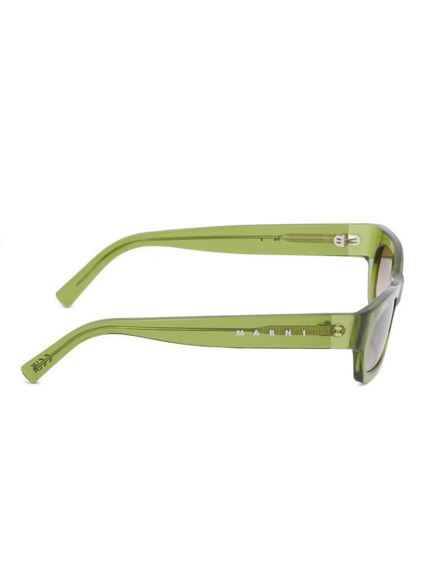 Marni Eyewear rectangular-frame sunglasses - Green - zdjęcie produktu nr 1